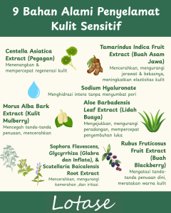 bahan skincare alami untuk kulit sensitif