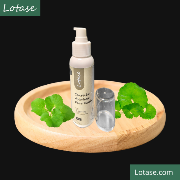 lotase centella asiatica face wash buka tutup