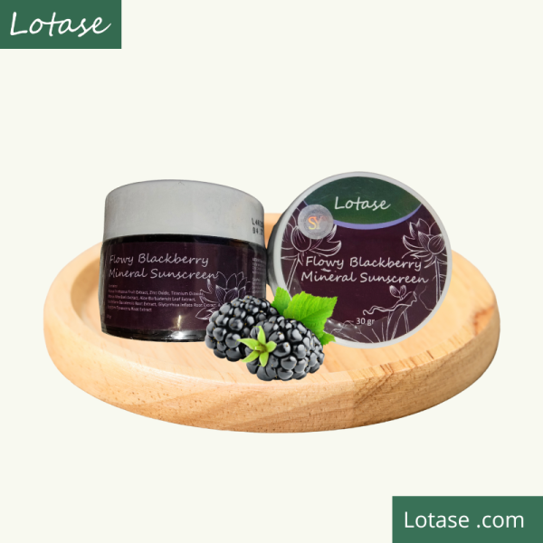 LOTASE Flowy Blackberry Mineral Sunscreen 2pcs