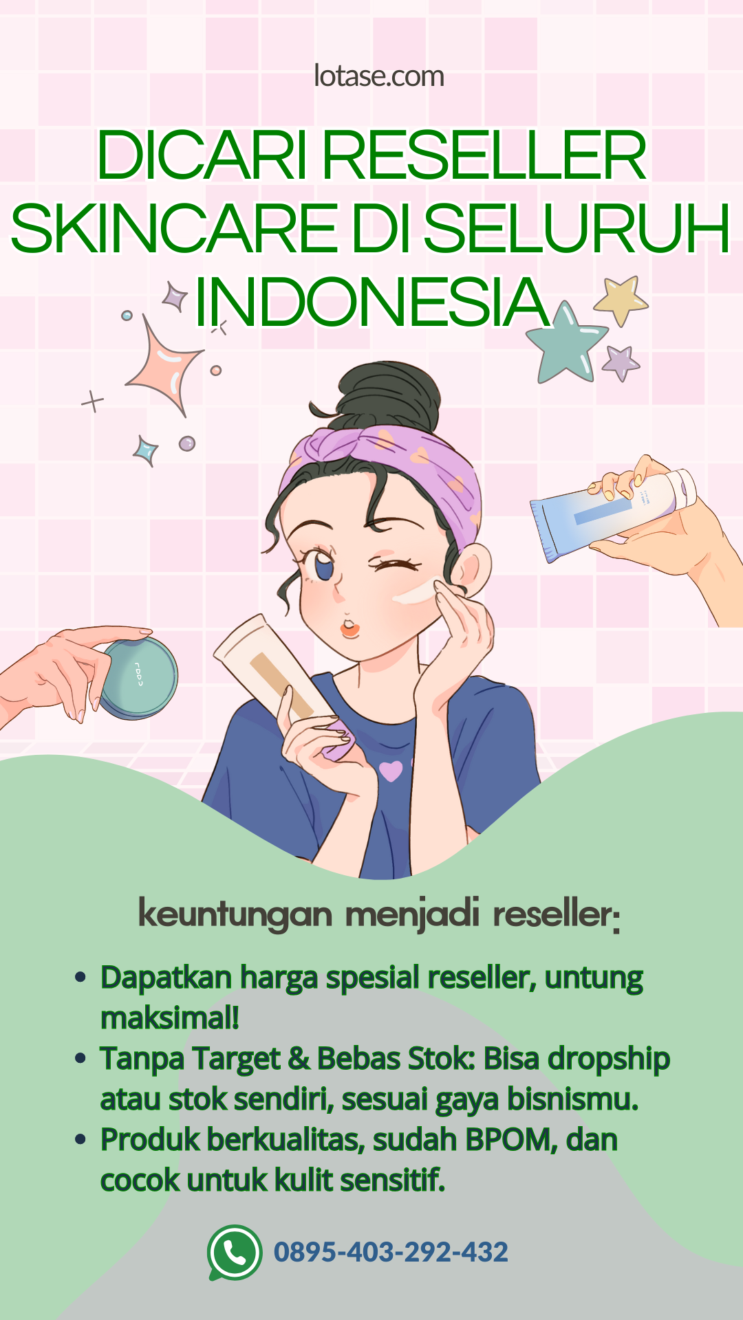Reseller skincare Reseller kosmetik Agen skincare Agen kosmetik Distributor skincare Distributor kosmetik Peluang bisnis skincare Peluang bisnis kosmetik Jualan skincare Jualan kosmetik Supplier skincare tangan pertama Supplier kosmetik tangan pertama Modal kecil untung besar Bisnis tanpa modal Penghasilan tambahan Usaha sampingan online Jualan online mudah Bisnis rumahan Fleksibel kerja dari rumah Passive income Bisnis sampingan mahasiswa Peluang usaha ibu rumah tangga Reseller dropship Bisnis tanpa stok barang Bimbingan bisnis online