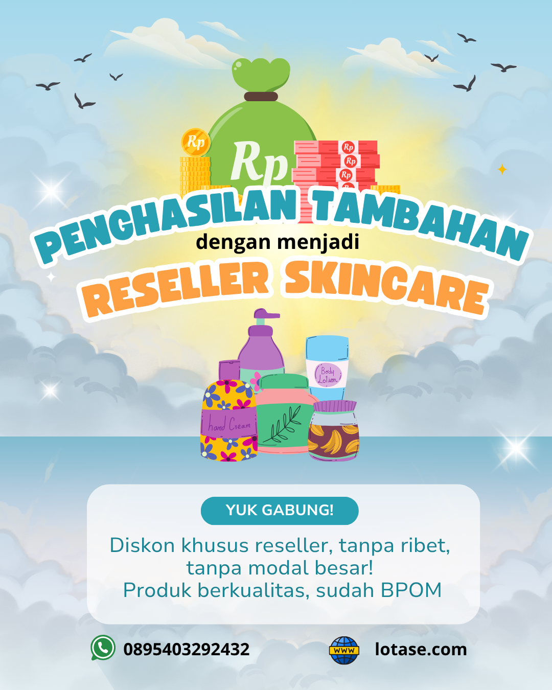 Reseller skincare Reseller kosmetik Agen skincare Agen kosmetik Distributor skincare Distributor kosmetik Peluang bisnis skincare Peluang bisnis kosmetik Jualan skincare Jualan kosmetik Supplier skincare tangan pertama Supplier kosmetik tangan pertama Modal kecil untung besar Bisnis tanpa modal Penghasilan tambahan Usaha sampingan online Jualan online mudah Bisnis rumahan Fleksibel kerja dari rumah Passive income Bisnis sampingan mahasiswa Peluang usaha ibu rumah tangga Reseller dropship Bisnis tanpa stok barang Bimbingan bisnis online