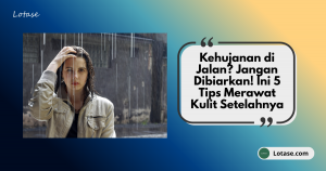 efek air hujan untuk wajah