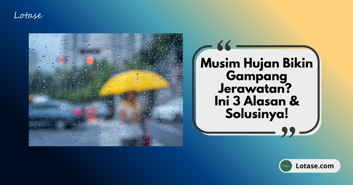 Musim Hujan Bikin Gampang Jerawatan? Ini 3 Alasan & Solusinya!